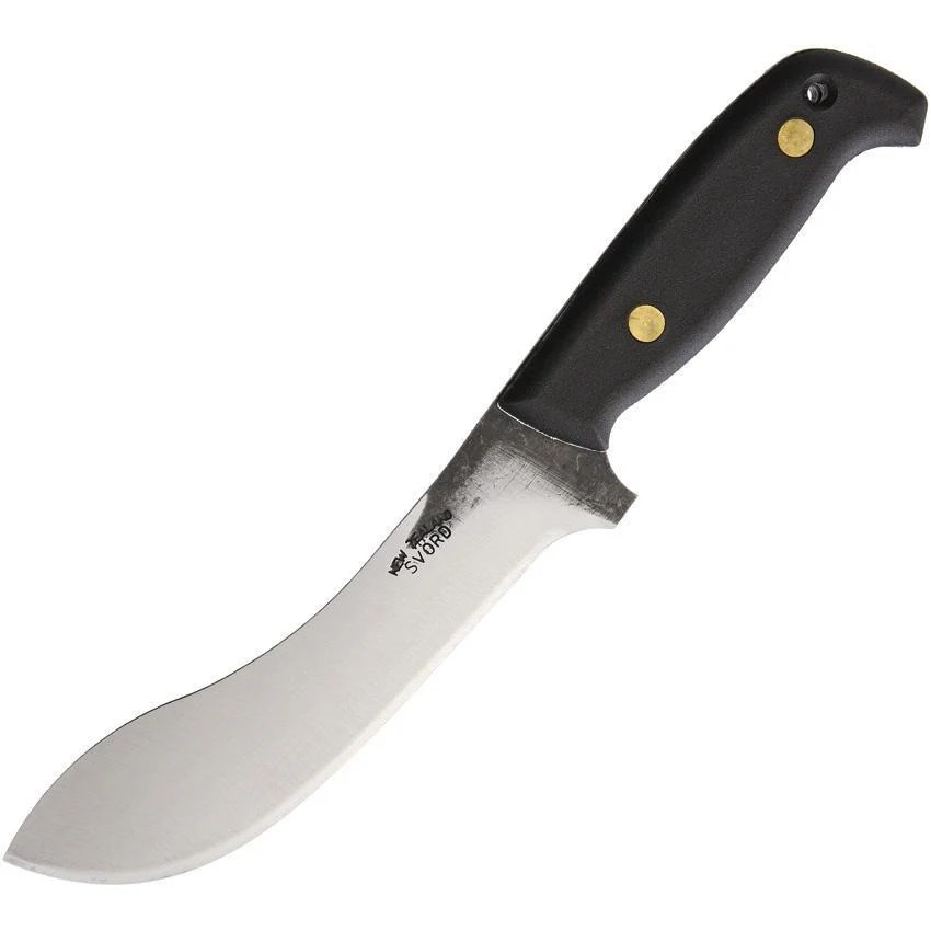 SVORD 67 CURVED SKINNER 5 3/4" BLACK PVC SHEATH KNIFE
