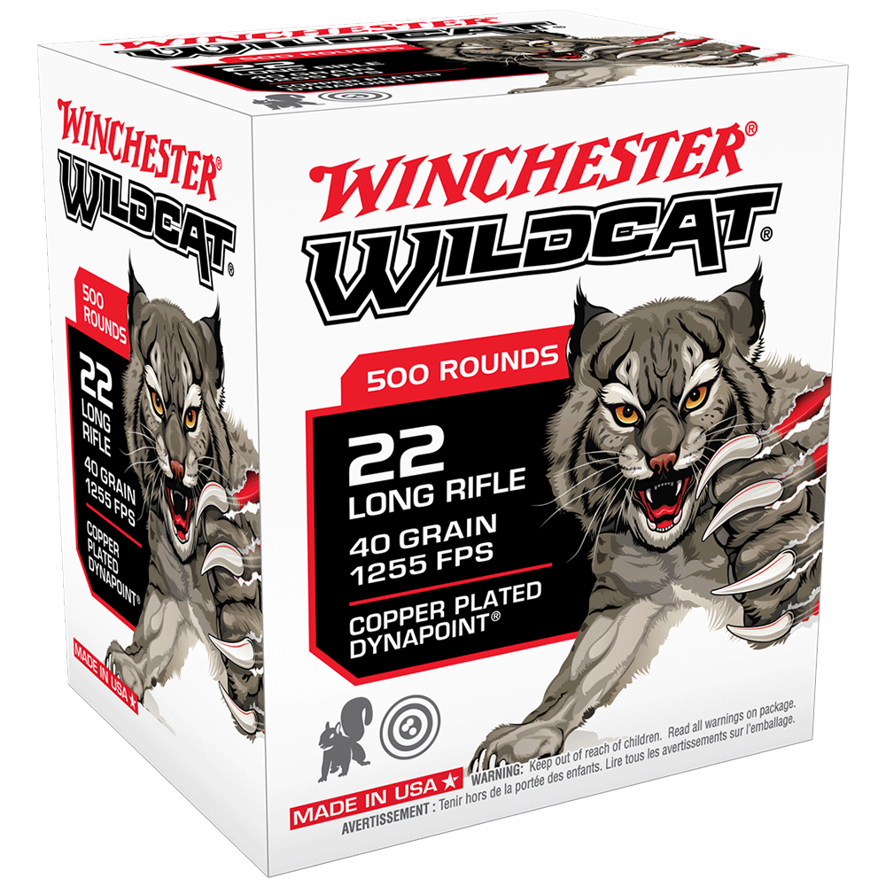 WINCHESTER 22LR 40GRN DYNAPOINT WILDCAT 500PK