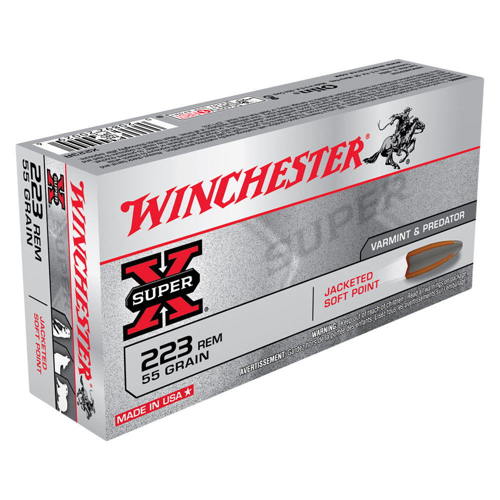 WINCHESTER 223REM 55GRN PSP SUPER-X