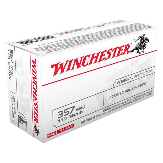 WINCHESTER USA VALUE PACK 357MAG 110GR JHP