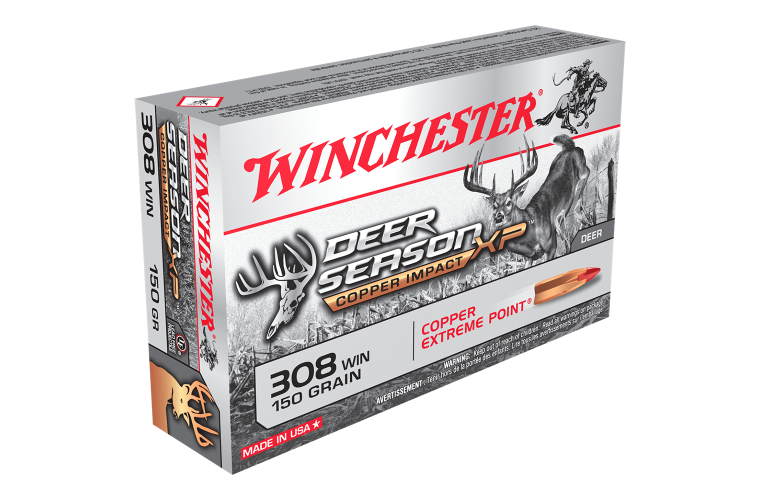 WINCHESTER DEER SEASON COPPER IMPACT LF 308WIN 150GR XP