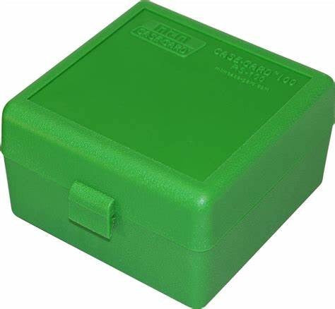 MTM RIFLE AMMO BOX 223,204 ETC GREEN 100RND