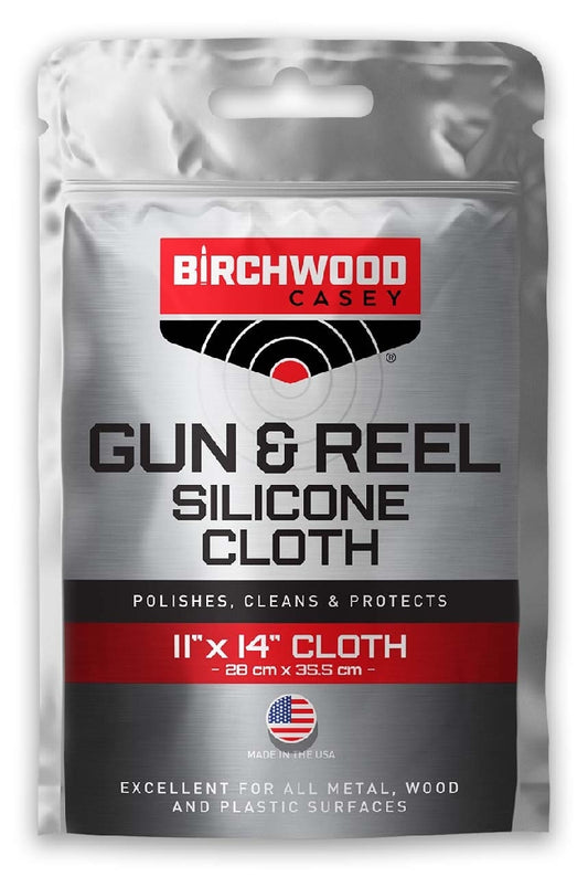 BIRCHWOOD CASEY SILICONE GUN & REEL CLEANING CLOTH