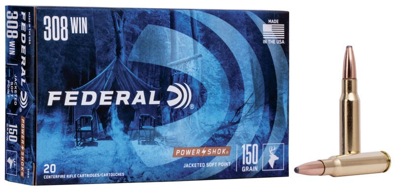 FEDERAL 308 WIN 150GR SP POWER-SHOK