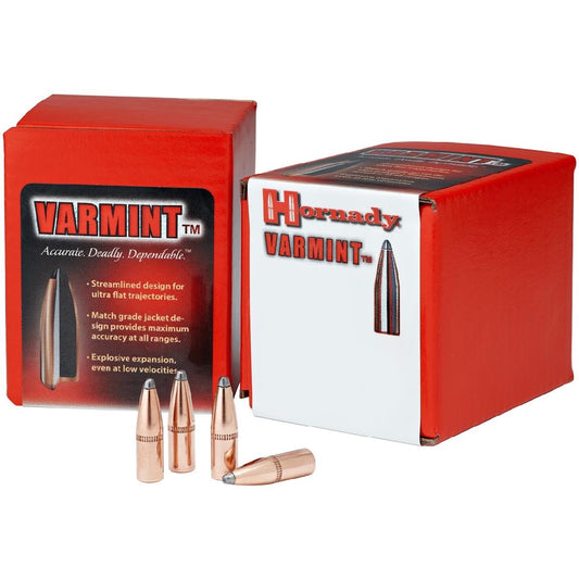 HORNADY .224 22CAL 55GRN SP PROJECTILES 100PK