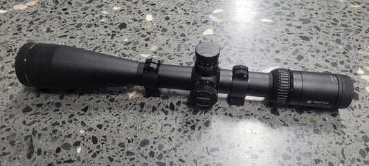 S/H VORTEX VIPER HST 6-24X50 VMR-1 RETICLE W/30MM WARNE RINGS