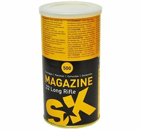 SK .22LR MAGAZINE 40GRN 1073FPS 500PKS