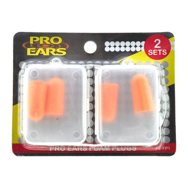 PRO EARS FOAM PLUGS 2 PACK