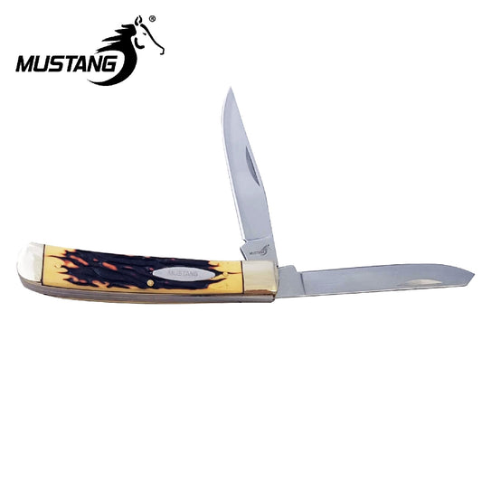 MUSTANG TRAPPER DELRIN STAG 108MM KNIFE