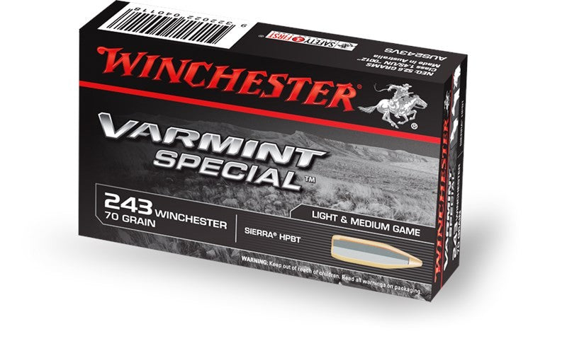 WINCHESTER 243WIN 70GRN SIERRA VARMINT SPECIAL 20PK