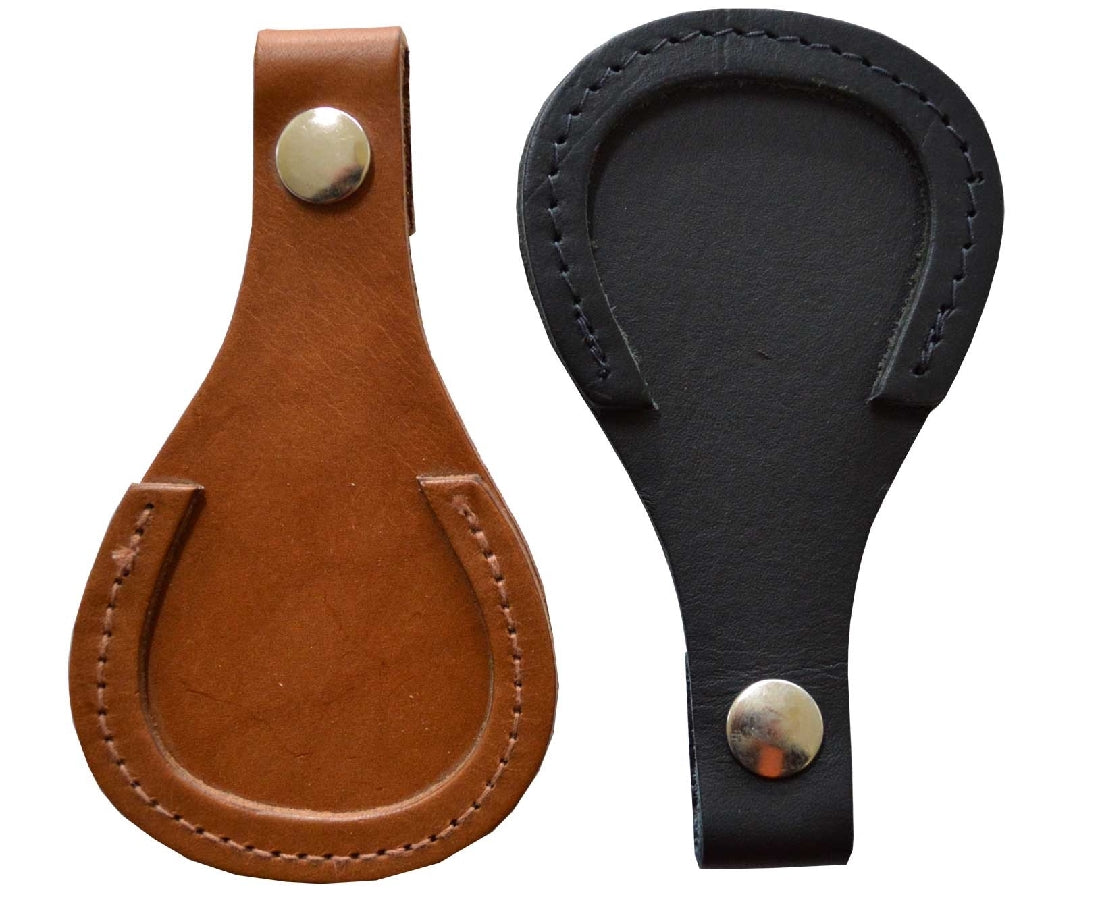 COLONIAL LEATHER SHOTGUN BARREL TOE REST - BLACK